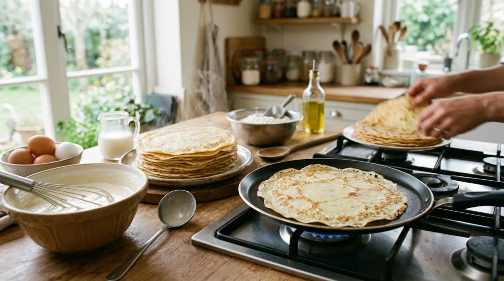découvrez notre recette simple et rapide pour préparer 30 crêpes moelleuses, parfaites pour toutes les occasions et faciles à réaliser chez vous.