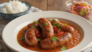 découvrez notre recette de rougail saucisse gastronomique, un plat créole savoureux et épicé à déguster en famille pour un voyage culinaire authentic.